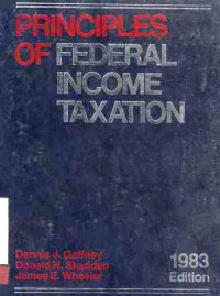 Principles of Federal Income Taxation