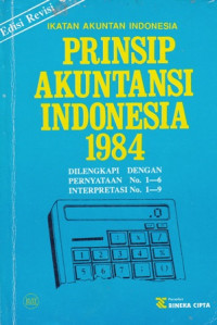 Prinsip Akuntansi Indonesia 1984