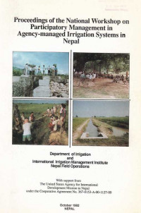 Proceedings of the National Workshop on Participatory Management in Agency-Managed Irrigation Systems in Nepal