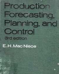 Production Forecasting  Planning And Control