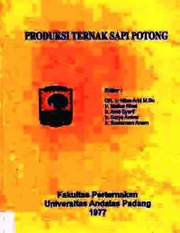 Produksi Ternak Sapi Potong