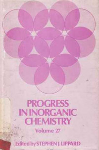 Progress In Inorganic Chemistry Volume 27