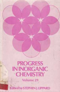 Progress In Inorganic Chemistry Volume 29