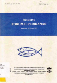 Prosiding Forum - II Perikanan Sukabumi, 18-21 Juni 1991