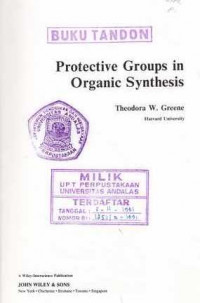 Protective Groups in Organic Synthesis