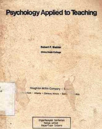 Psychology Applied To Teaching