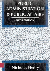 Public Administration And Public Affairs