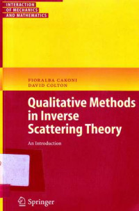 Qualitative Methods in Inverse Scattering Theory