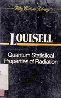 Quantum Statistical Properties Of Radiation