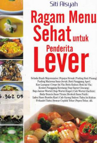 Ragam Menu Sehat Untuk Penderita Lever