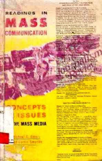 READINGS in Mass Communication  Concepts and Issues in the mass Media