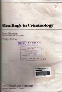 Reading in Criminology