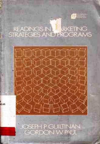 Readings in Marketing Strategies and Programs