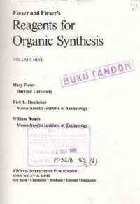 Reagents For Organic Synthsis Volume Nine