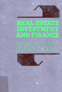 Real Estate Investment And Finance