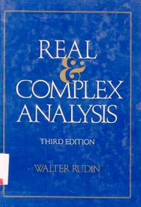 Real and complex analysis