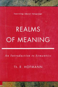 Realms Of Meaning An Introduction To Semantics