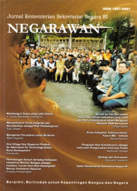 Jurnal Kementrian Sekretariat Negara RI : Negarawan : Berpikir Bertindak Kepentingan Bangsa dan Negara19 : 10 artikel  No. 30 tahun 2013