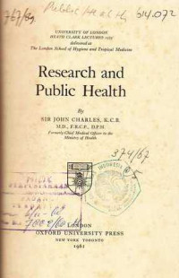 Research and Public Health