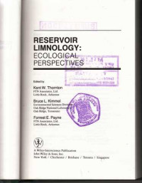 Reservoir Limnology:Ecological Perspectives