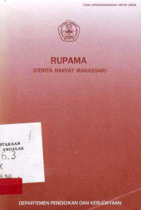 Rupama : cerita Rakyat Makassar