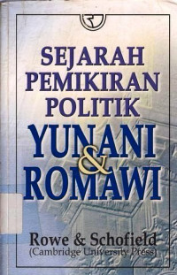 Sejarah Pemikiran Politik Yunani Dan Romawi