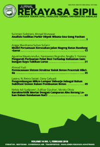 Jurnal Rekayasa Sipil : Vol 14, No 1 (2018)