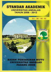 Standar Akademik Universitas Andalas Tahun 2008-2012