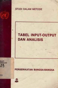 Tabel Input-Output Dan Analisis