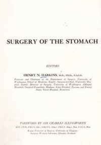 SURGERY Of The Stomach And Duodenum