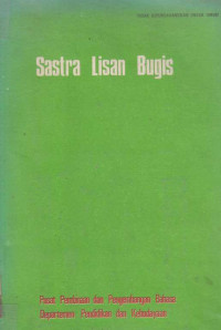 Sastra Lisan Bugis / Fachruddin