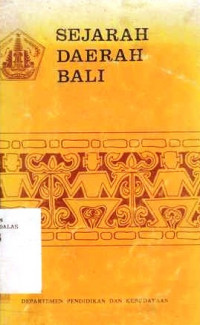 Sejarah Daerah Bali