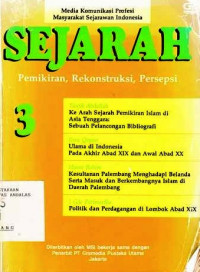 Sejarah : Pemikiran, Rekonstruksi, Persepsi 3