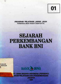 Sejarah Perkembangan Bank BNI