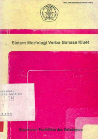 SISTEM Morfologi Verba Bahasa Kluet / M. Ridwan Ismail et.al.