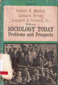 Sociology Today  Volume II Problem and Propect