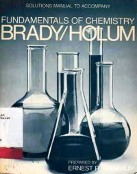 Solution Manual to Accompany Fundamentals Of Chemistry