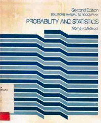 Solutions Manual To Accompany Probability And Statistics