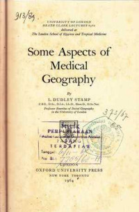 Some Aspects Of Medical Geography