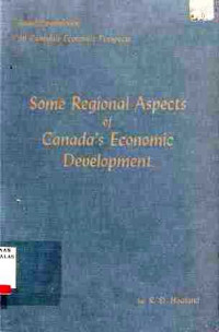 Some regional aspects of Canada's economic development