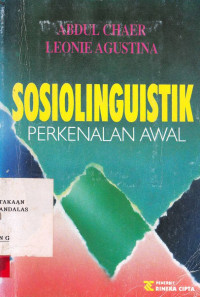 Sosiolinguistik : Perkenalan Awal