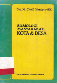 Sosiologi masyarak kota & desa