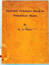 Statistical Techniques Based On Probabilistic Models