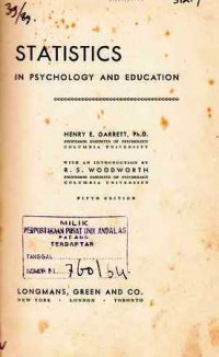 Statistics In Psychology And Education