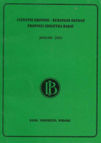 Statistik Ekonomi - Keuangan Daerah Provinsi Sumatera Barat Januari 2002