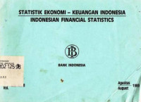 Statistik Ekonomi - Keuangan Indonesia Indonesian Financial Statistics Agustus 1989 Vol. XXII No. 8