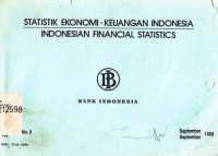 Statistik Ekonomi - Keuangan Indonesia Indonesian Financial Statistics Vol. XXI No. 9 September 1988