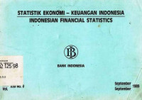 Statistik Ekonomi - Keuangan Indonesia Indonesian Financial Statistics Vol. XXII No. 9 September 1989