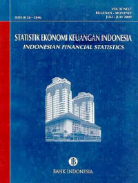 Statistik Ekonomi Keuangan Indonesia, Indonesian Finacial Statistics Vol.XI No.7