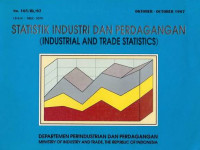 Statistik Industri dan Perdagangan (Industrial and Trade Statistics) Oktober - October 1997